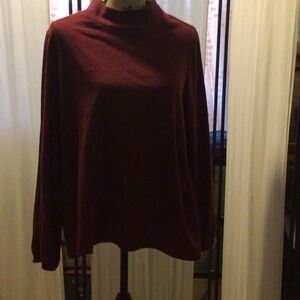 Old Navy Women's Long Sleeve Tee - Burgundy